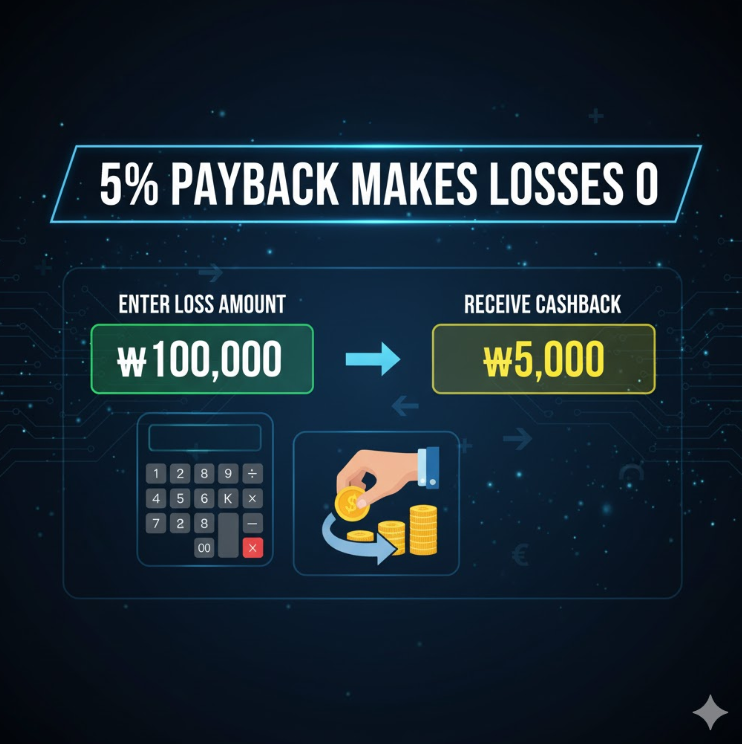 5% 페이백으로 손실 0원