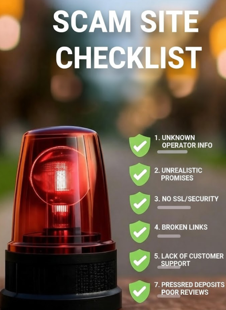 먹튀 사이트 체크리스트