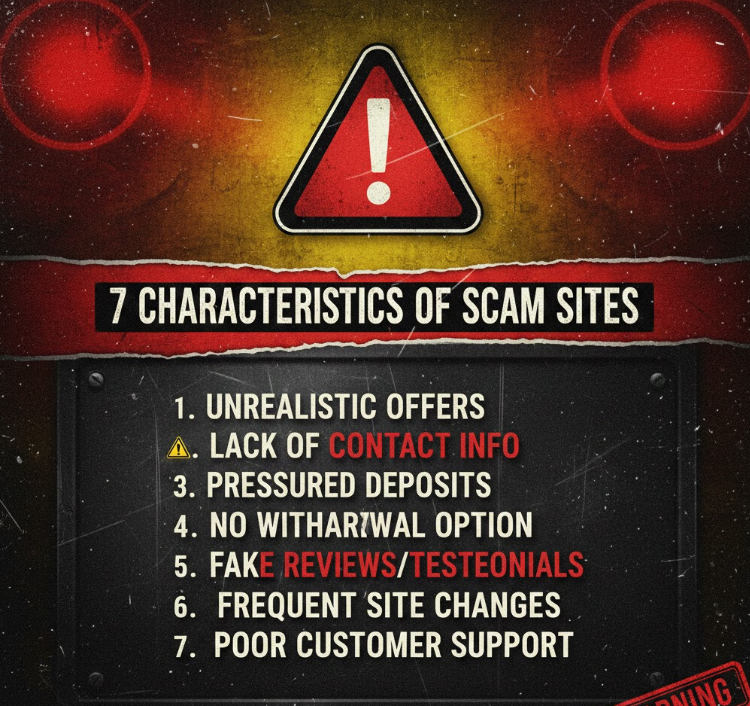 먹튀 사이트 특징 7가지