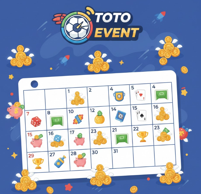 달력에 토토 이벤트 마크와 꽁머니 아이콘들이 쌓여 있는 일러스트 달력에 토토 이벤트 마크와 꽁머니 아이콘들이 쌓여 있는 일러스트